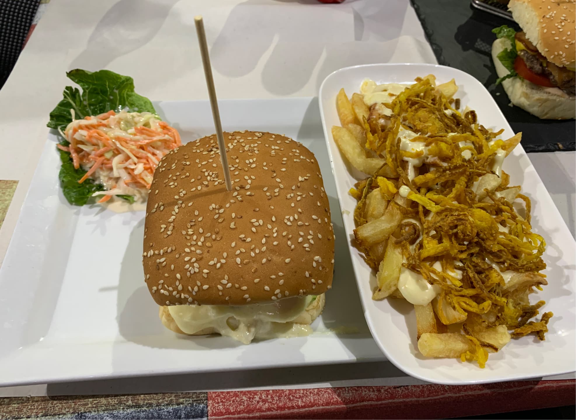 Sunset burger